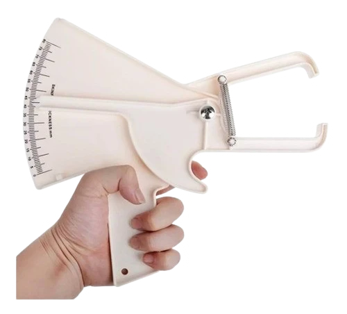 Medición de pliegues cutáneos con plicómetro Slimguide